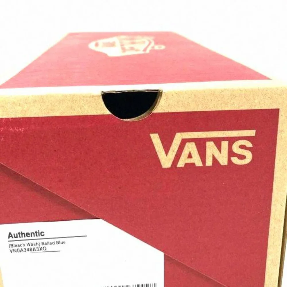 💖MEGA SALE💖VANS Women VN0A348A3XO Authentic Bleach Wash Ballad Canvas Blue